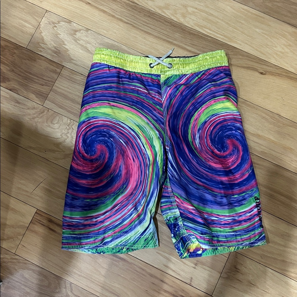 GAP Kids Navy and White Striped Shorts